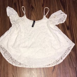 Lacy White Jessica Simpson Top